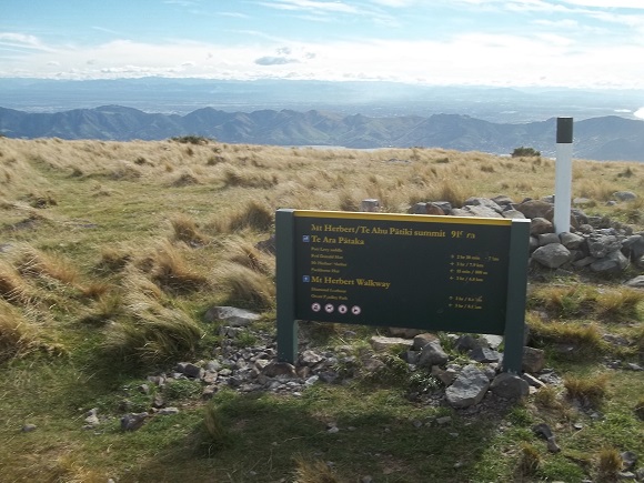 Sommet Mt Herbert