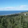 Vue du belvédère de la halte de Trois-Pistoles