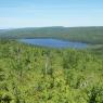 Lac Rimouski, vu du sommet Bernard-Voyer