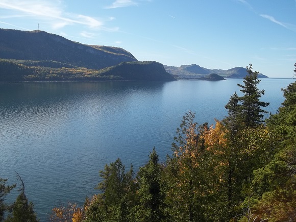 Baie du Ha! Ha! vue du belvédère du Scoggan