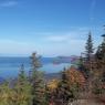 1er point de vue: vue sur le Parc national du Bic