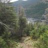 Lac Beaulieu vu lors de la descente