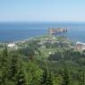 Percé et Rocher vus du Sentier des Belvédères