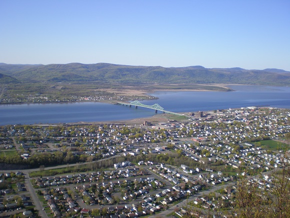 vue sur Campbellton du Mont Sugarloaf