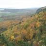 Vue du belvédère du sentier La Falaise